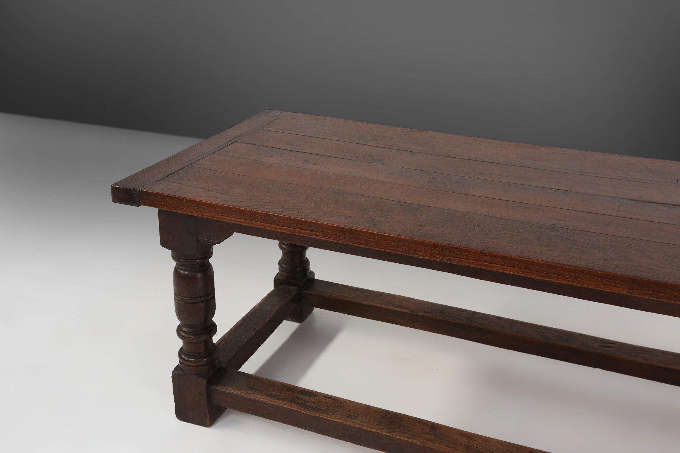 Antique solid Oak Table, France, 1850sthumbnail